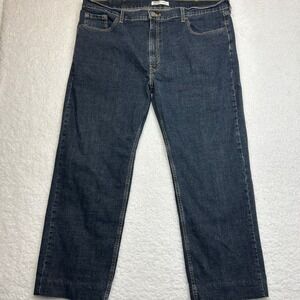 Levi Strauss Signature Gold Men's Relaxed Fit Jeans 44x32 (Fit 44x30) Blue Denim